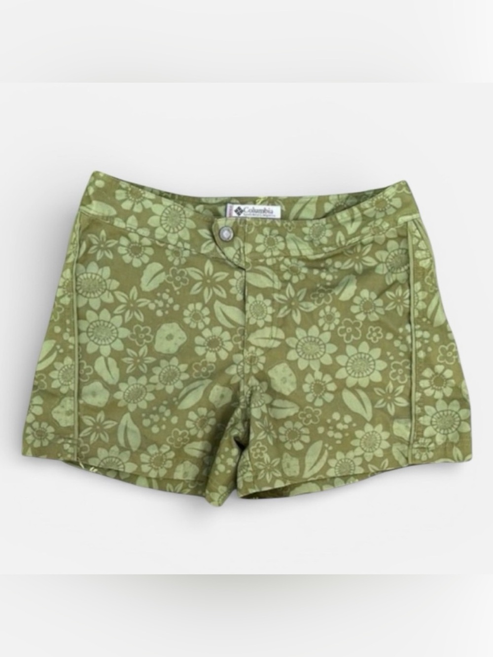 Columbia 4” Board Short in Green Floral Women’s Size 4